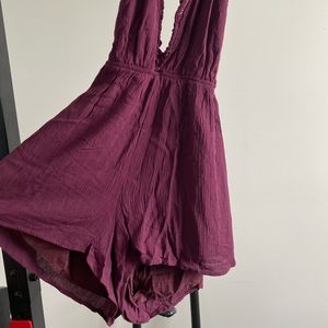 Maroon or black romper